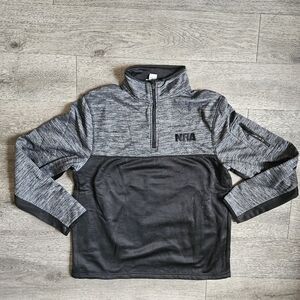 NRA Black and Gray Quarter-Zip Pullover